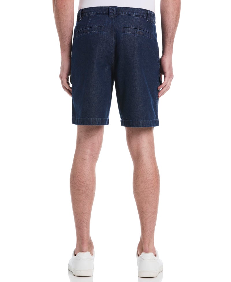 Savane Men's Hiking Cotton Cargo Shorts with Tech Pocket (Available in Big and Tall), Denim, 36 - Image 2
